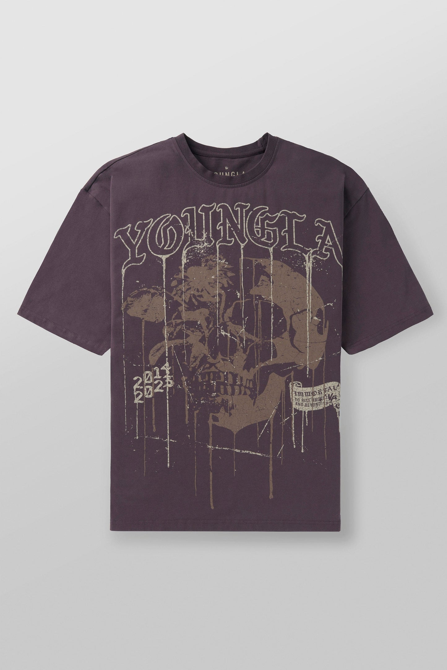 4116 - Floral Skull Tees